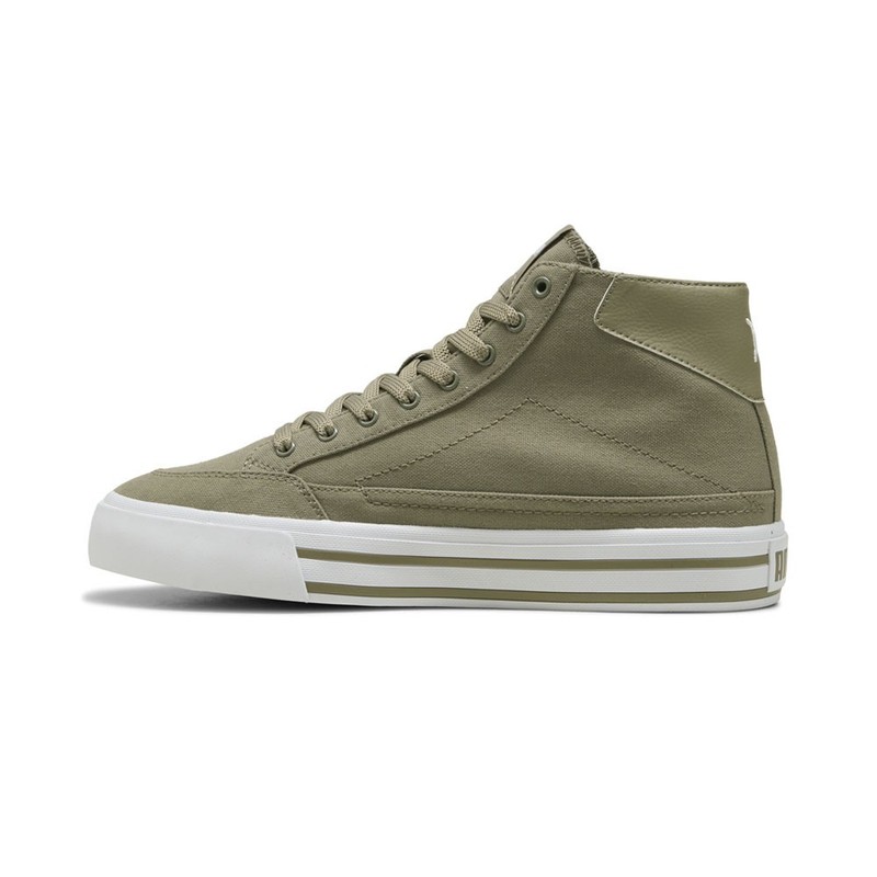 PUMA Court Classic Vulcanized Mid Formstrip Lace Up Mens Brown Sneakers Casual gallery