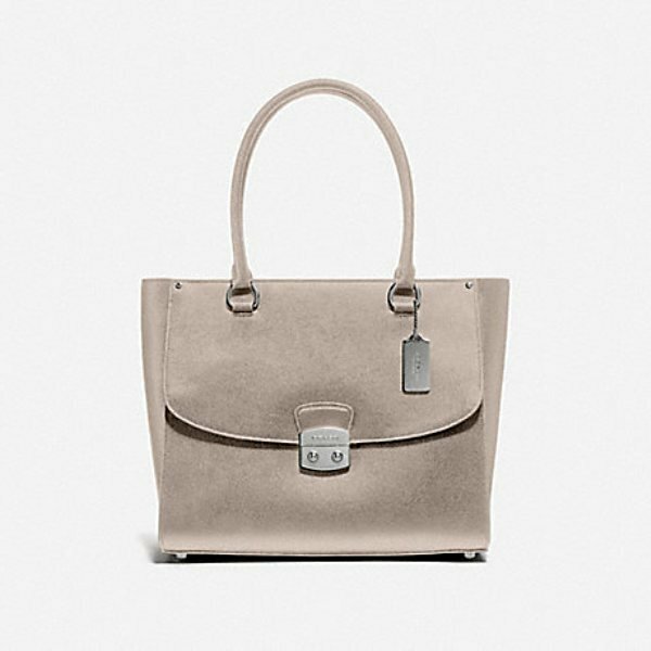 Coach 48629 Crossgrain Leather Avary Tote ~Gray~