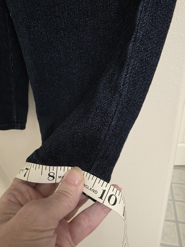 Diane Gilman DG2 Stretch Denim Bermuda City Shorts, Blue, Women's Size 8 gallery