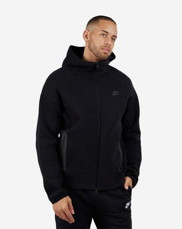 Nike Tech Fleece Jacket Triple Black Mens US Medium – New With Tags RARE ☑️