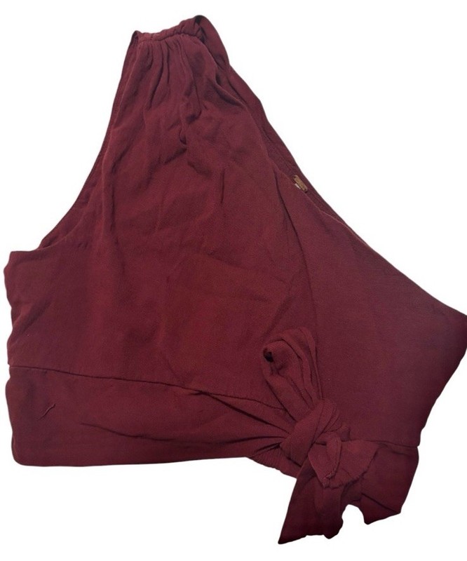 Free People Women’s One Shoulder Tie Cropped Top M