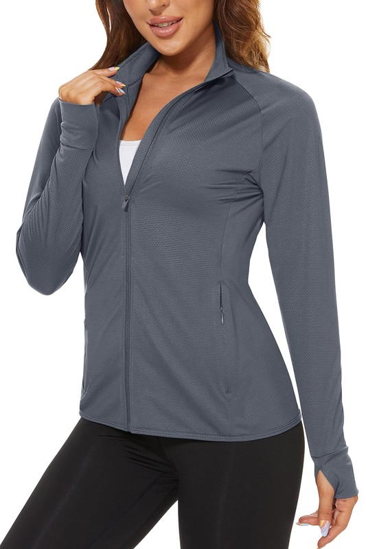 Womens Long Sleeve UV Protection Shirts UPF 50+ Quick Dry Lightweight Sun Shirts