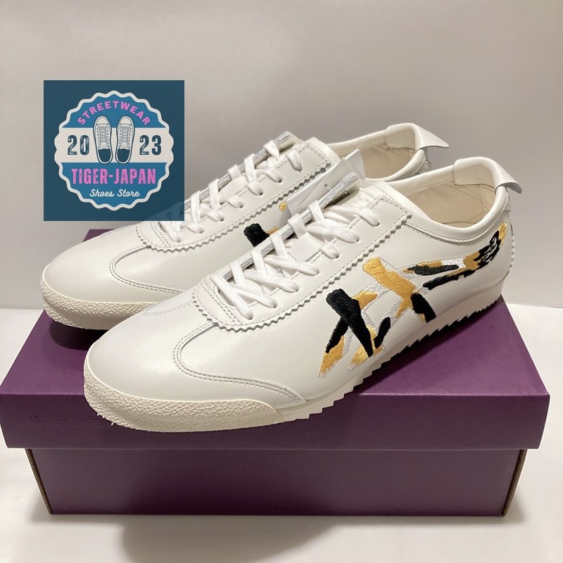 Onitsuka Tiger NIPPON MADE MEXICO 66 DELUXE 1181A578 101 White Yellow Men Shoes