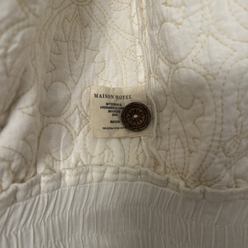 Maison Hotel White Embroidered Bomber Jacket gallery