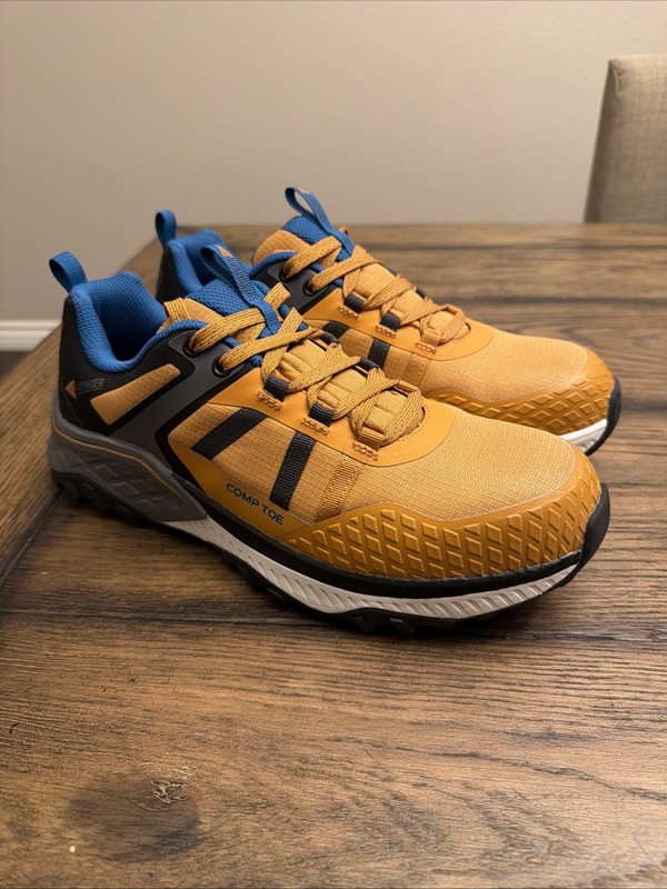 Avenger Men’s Aero Trail Composite Toe EH Work Shoe Yellow/Blue – Size 10 ..B28