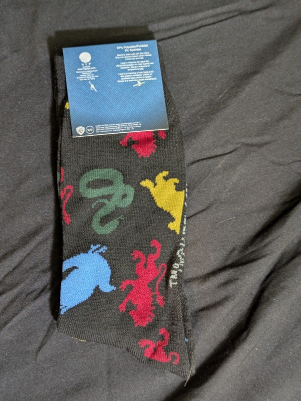 Loot Crate Exclusive Themed Crew Socks Size 10-13 & 6-12 - 3 Pair Lot gallery