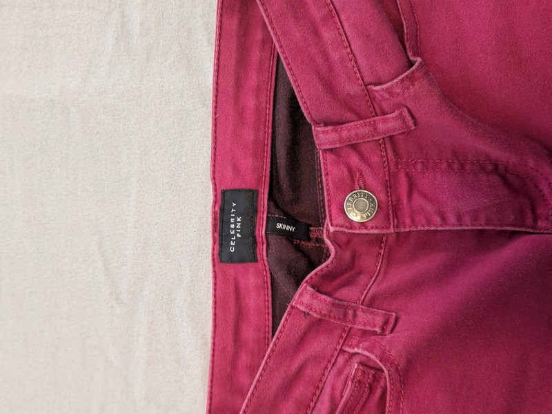 Celebrity Pink Jeans Womens 1/25 Raspberry Radia Skinny Stretch XS gallery