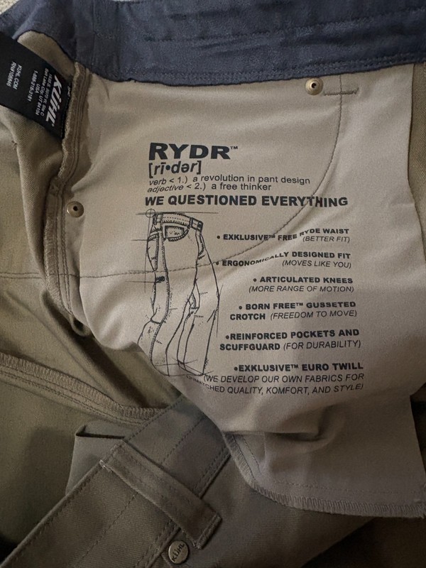Kuhl Men’s Free Rydr Pants 34×30 green