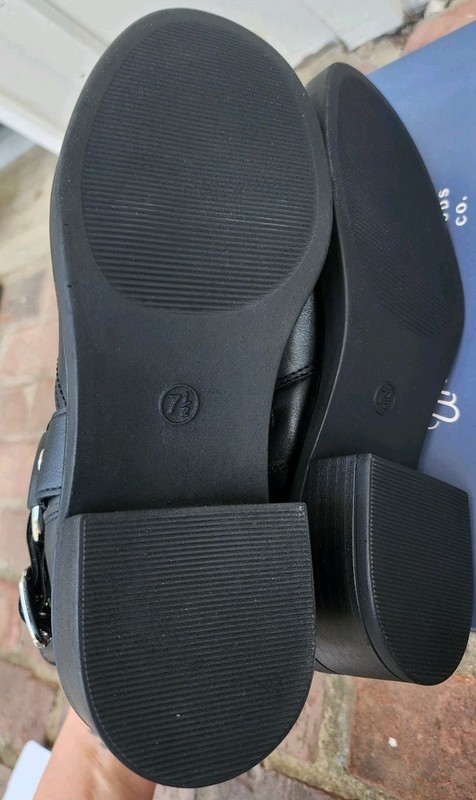 Universal Thread Women's Connor Ankle Harness Buckle Boots Black, 7.5, NEW!! gallery