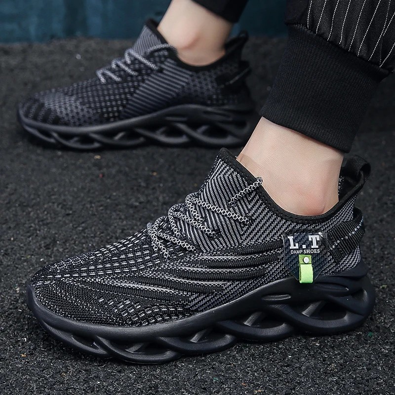Men's Athletic Running Shoes Breathable Mesh Sneakers Lightweight Walking Gym gallery