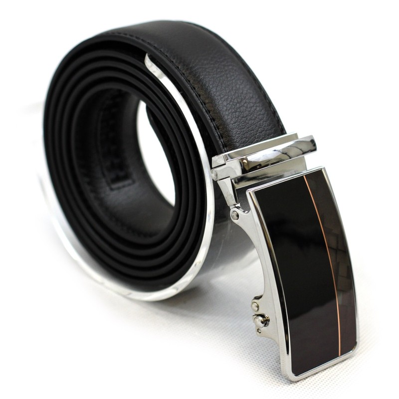 Men's Automatic Click Lock Buckle Waist Strap Dress Comfort Jean Belt Casual gallery