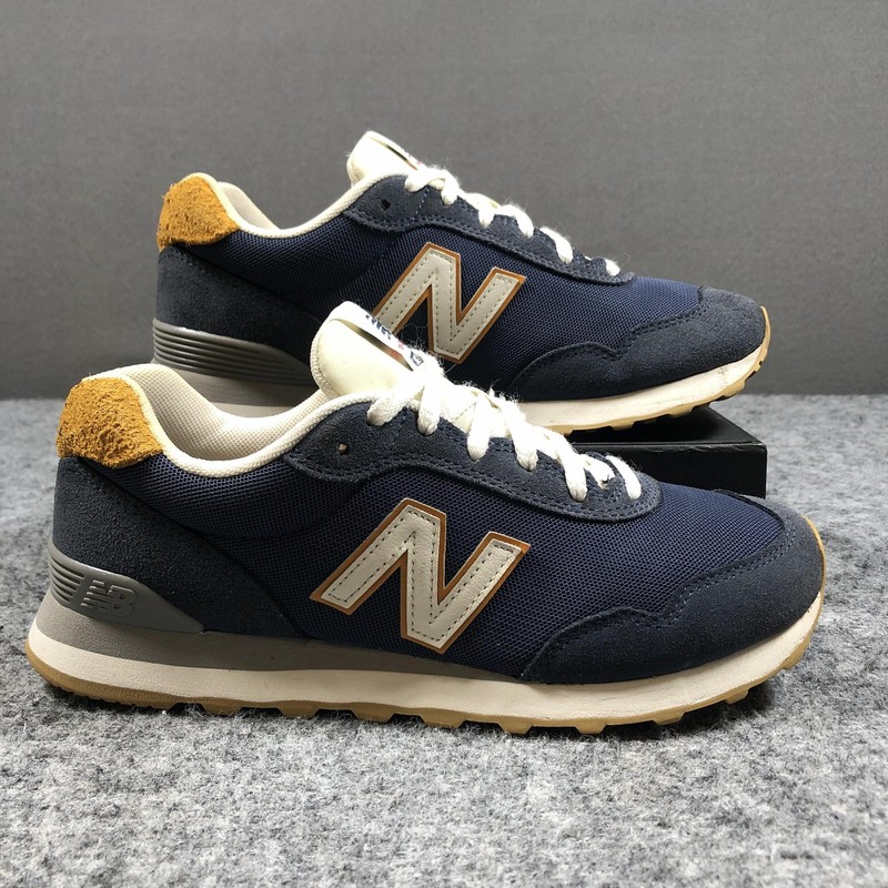 New Balance 515 Shoes Womens Size 9 Blue Mesh Suede Retro Casual Sneakers gallery