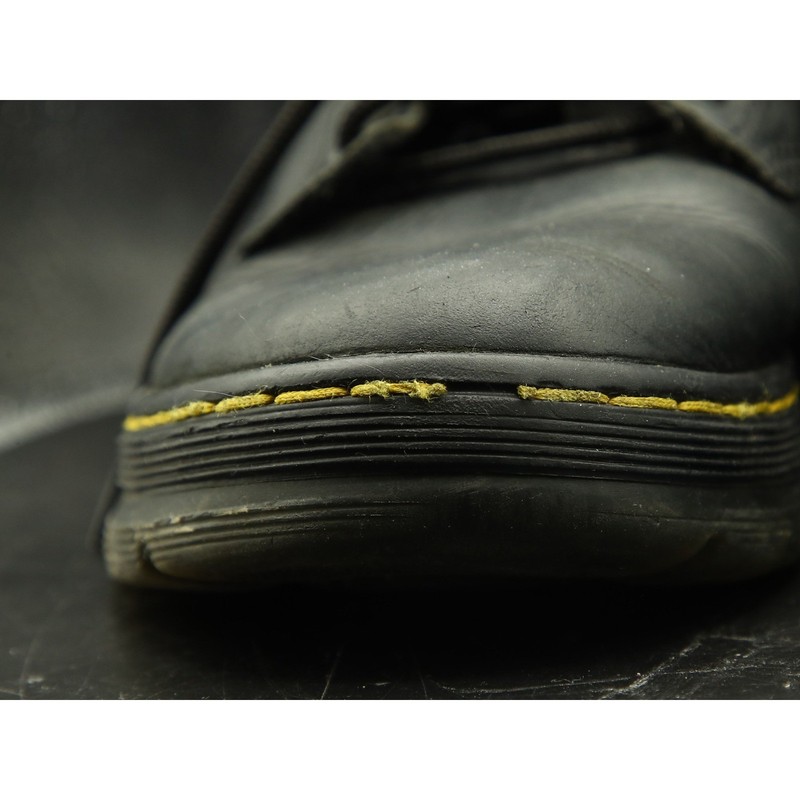 Dr Martens Reeder Black Leather Utility Shoes US Men's 7 Women's 8 Low Top gallery