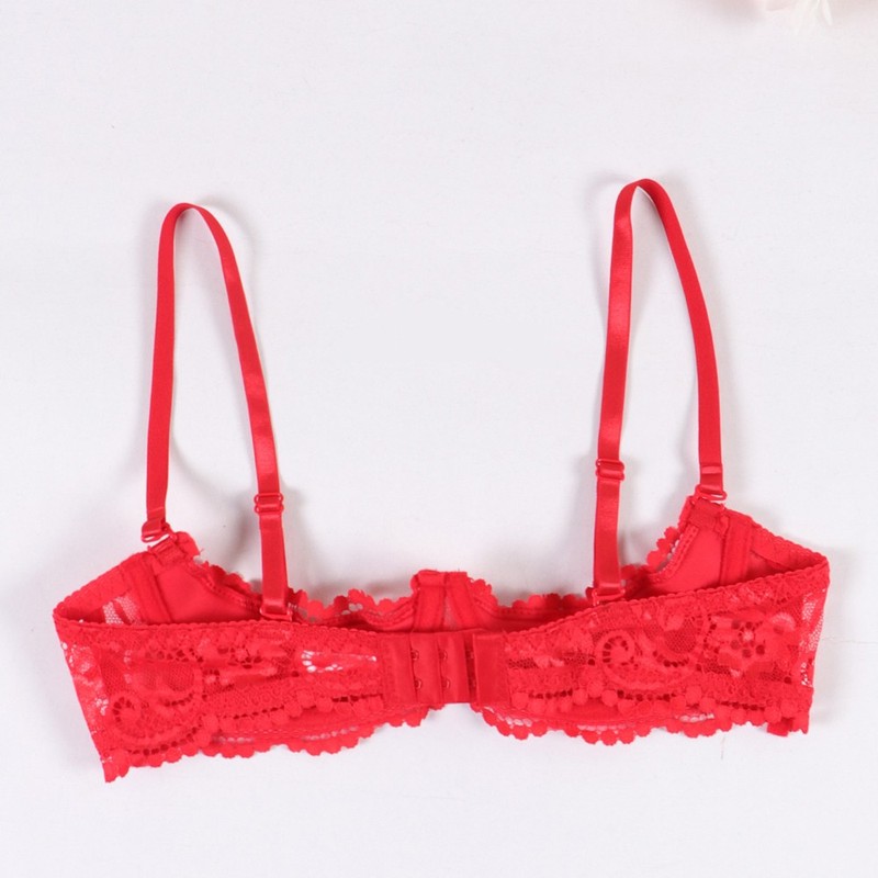 Lady Bras Half Cup Bra Low Cut Sexy Lingerie Underwired Bra Party Brassiere ABCD gallery