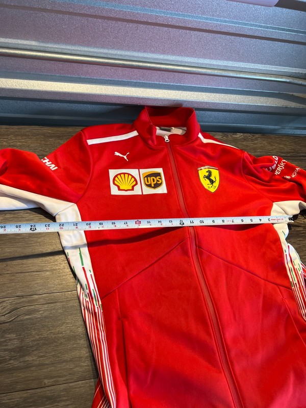 Puma Scuderia Ferrari Track Jacket Mens X-Large Red Full Zip Racing Team gallery
