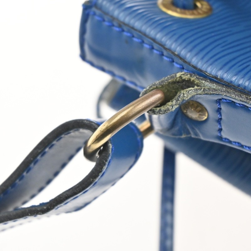 LOUIS VUITTON LV Petit Noe Shoulder Bag Epi Leather Blue France M44105 32CA679 gallery