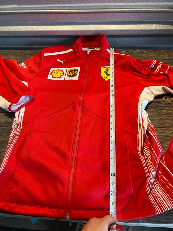 Puma Scuderia Ferrari Track Jacket Mens X-Large Red Full Zip Racing Team gallery