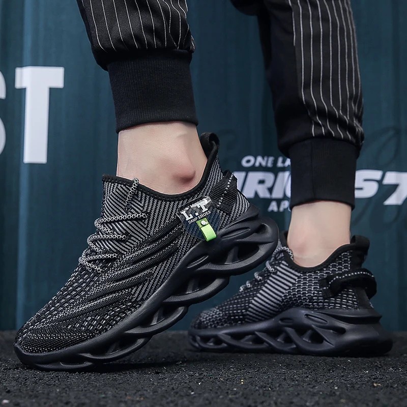 Men's Athletic Running Shoes Breathable Mesh Sneakers Lightweight Walking Gym gallery