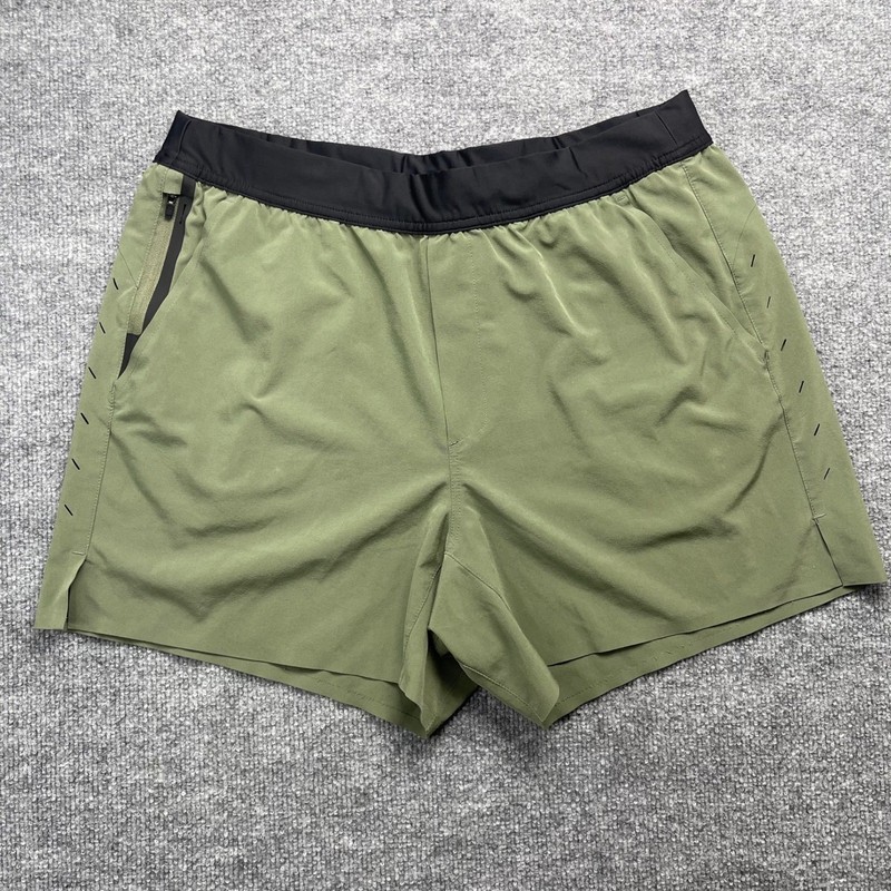 Ten Thousand Un Lined Session Shorts Mens XL Olive Green 5 Inch Inseam TTSH002V3