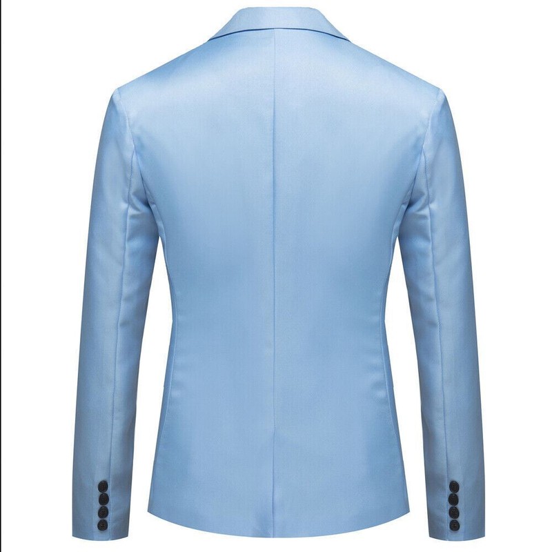 Men's Tuxedo Jacket Notched Lapel One Button Suit Blazer for Dinner Wedding Prom gallery