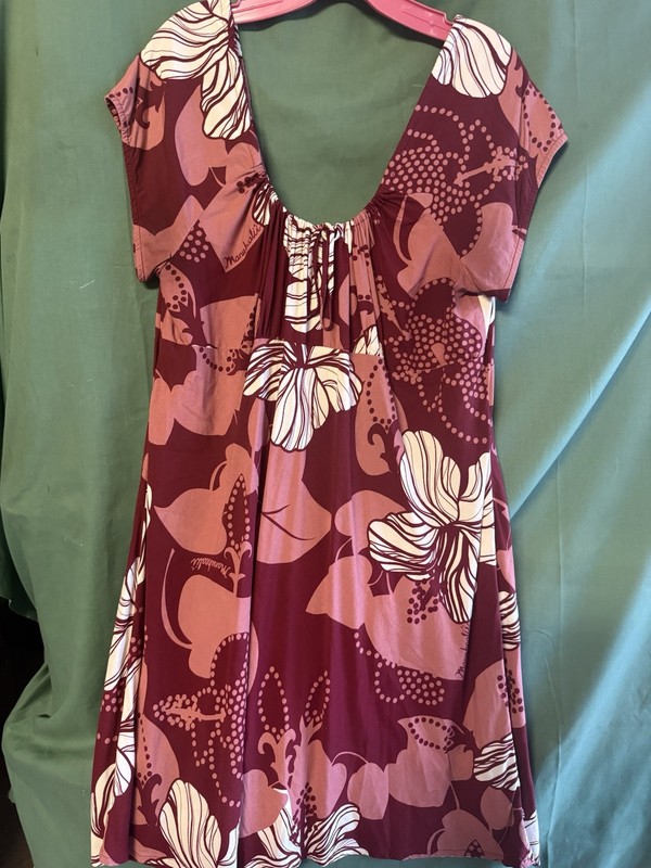 Manuheali’i Hibiscus Mini Dress Floral Hawaiian sz. XL