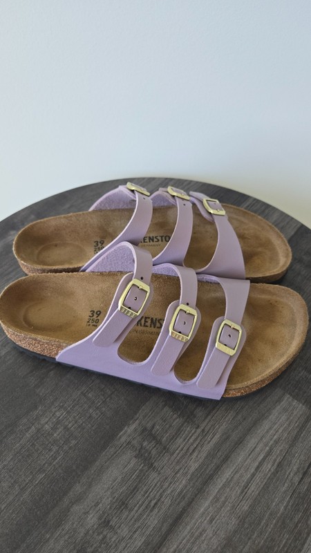 Birkenstock Florida BS Graceful Faded Purple Sandals Women’s US 8 Regular