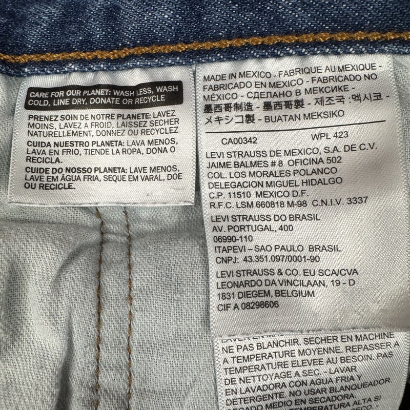Levis 501XX Jeans Mens 34x34 Button Fly Straight Blue Denim Original Red Tab gallery