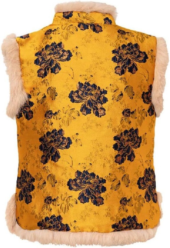 women's Chinese style winter thickened vest,winter cheongsam jacquard vest 11065 gallery