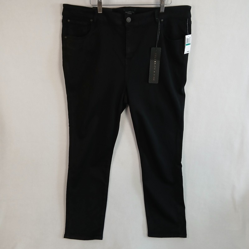 Celebrity Pink Women’s Super Soft Skinny Jeans Size 24 Black NWT
