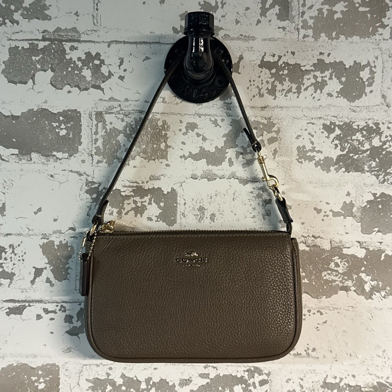 NEW - Coach Nolita 19 Refined Pebble Leather Bag, Dark Stone - Style CBQ88 gallery
