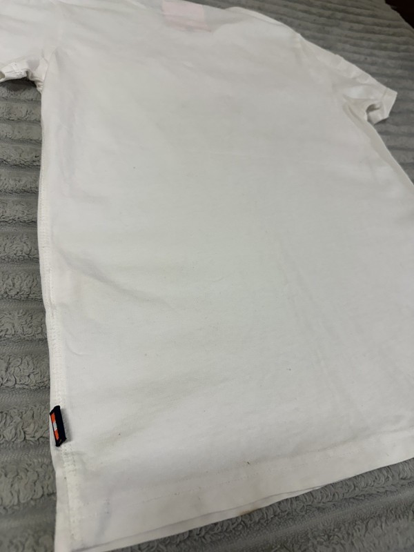 Superdry Vintage Embossed Logo White T-Shirt Minimalist Cotton Tee gallery