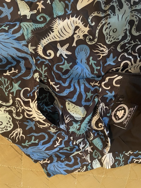 Too Fast Skirt Sea Creatures Octopus Retro Pinup Sourpuss Banjo & Cake Small gallery