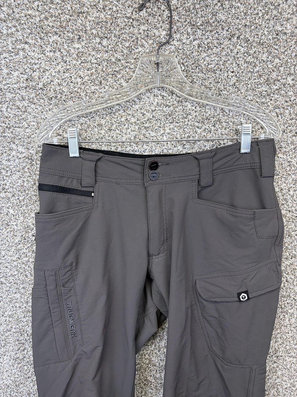 Truewerk T2 Werkpant Pants Mens 30x34 Gray Stretch Cargo Workwear Utility gallery