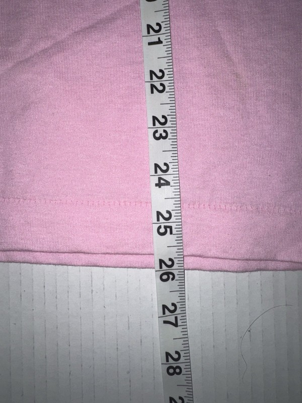 Vintage 90’s NOS Blank Small Pink Screen Stars Best, Single Stitch Made in USA. gallery