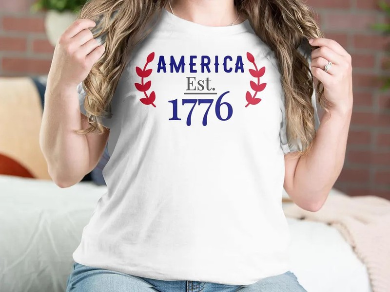 America Est 1776 Unisex T Shirt, 4th Of July Gift