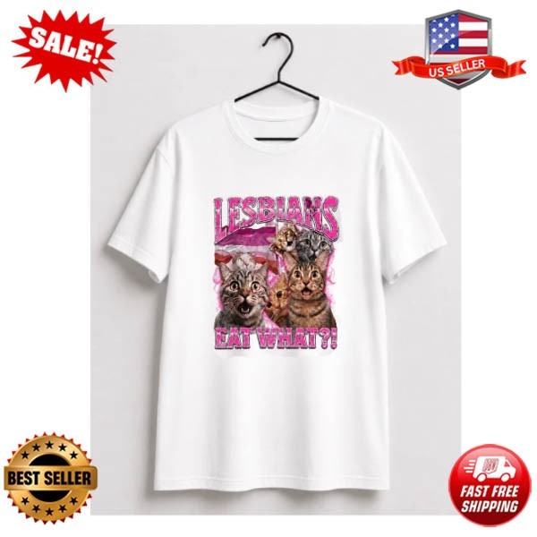 Lesbian Cat Lover T Shirt Funny LGBTQ Pride Graphic Tee Cute Kitty Gift Unisex