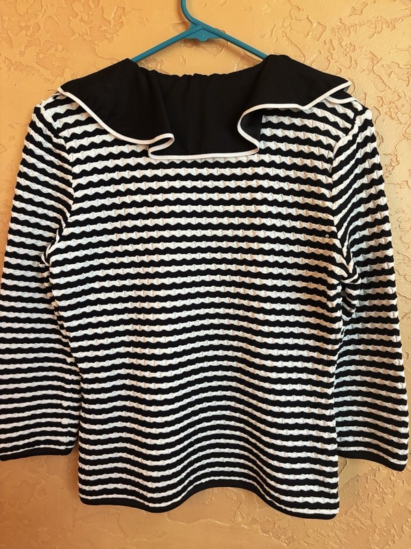 Samuel Dong Woman’s Top Size M Meryl & Lycra Fabric Imported From France gallery