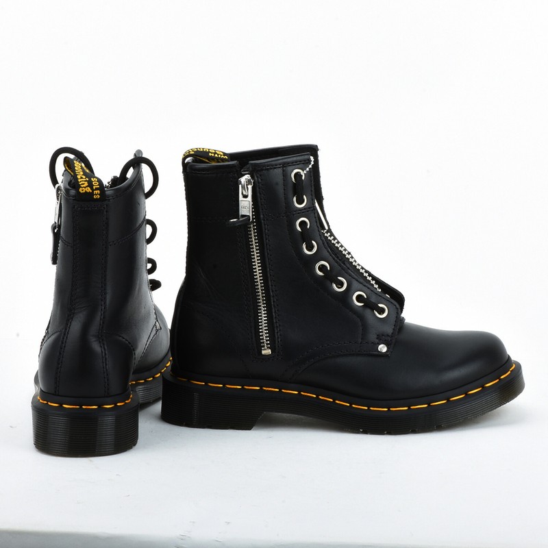 Dr. Martens Women’s 1460 Twin Zip Fashion Boots Women Shoe Black US 5 EU 36 UK 3