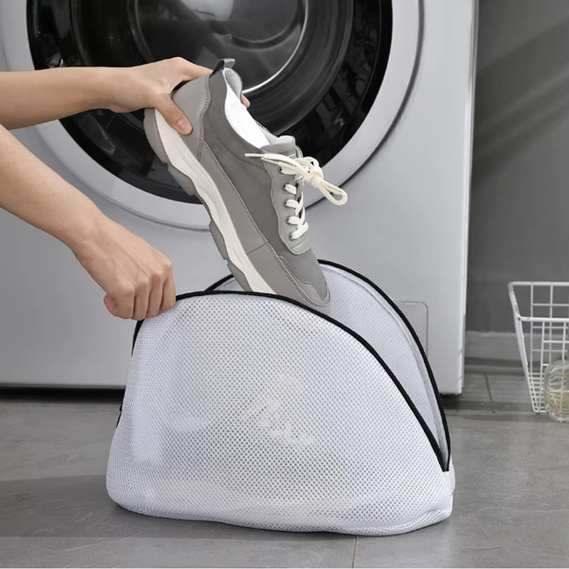 1PC Thickened Shoe Washing Bag Anti-Deformation Shoe Washing Cover Polyester Cle gallery