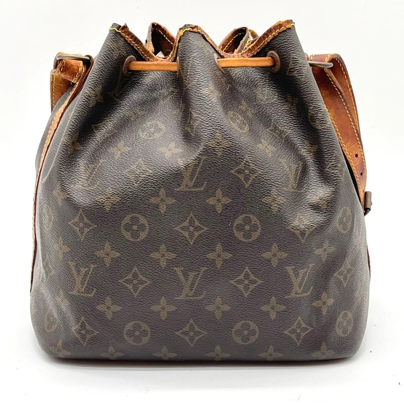 Auth Louis Vuitton M42226 Petit Noe Monogram Drawstring Shoulder Bag 2Y8874 gallery