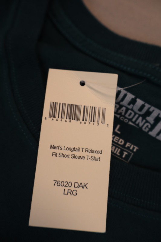 NEW Duluth Trading Co Longtail T Relaxed Short Sleeve T Shirt Green Crewneck L gallery