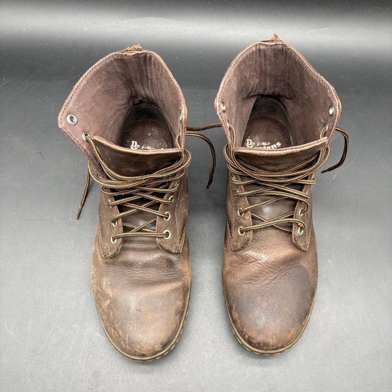Dr. Martens Tobias Brown Leather Ankle Boots Size 10 (EU 42) AirWair – Pre-Owned gallery