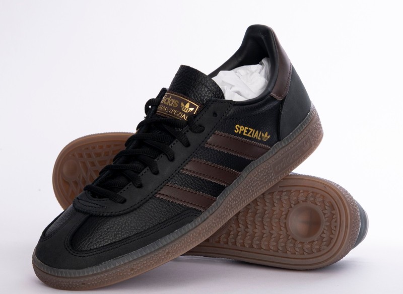 adidas Handball Spezial Black Dark Brown Gum IH6568 Men’s US 8.5 NIB gallery