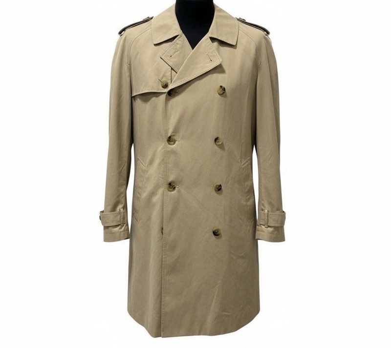 London Fog Small Heritage Westwood Double Breasted Trench Coat Khaki gallery