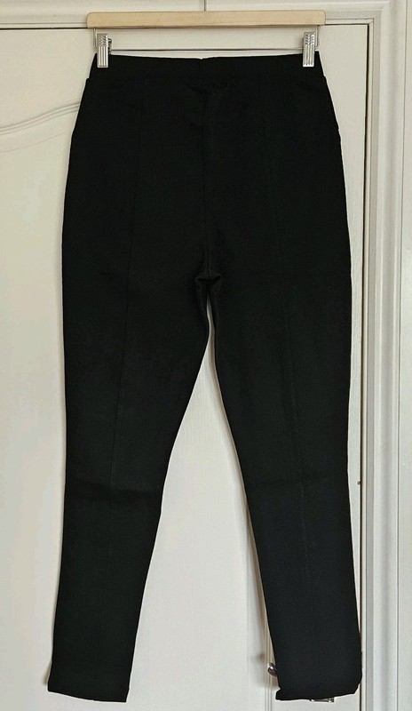 Brenda Edwards Zip Pocket Ponte Leggings Pull-On Trousers, Black, Size 14 gallery