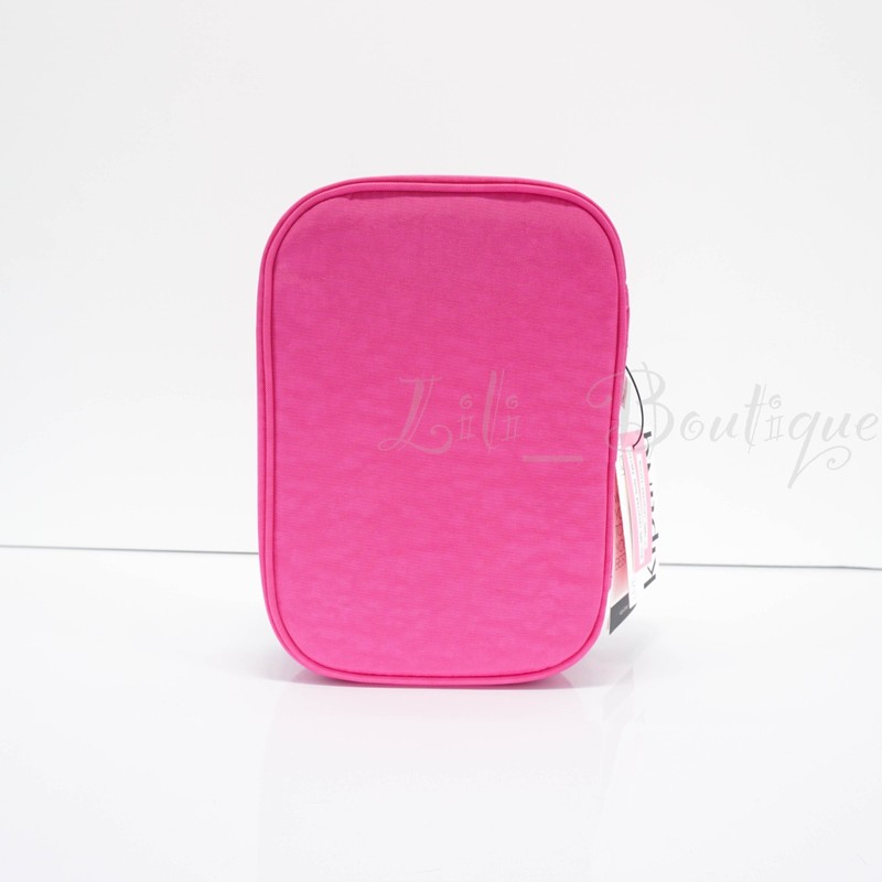 Kipling 100 Pens Case Pencil Accessory Box Polyamide AC3657 Azalea Pink NWT $54 gallery