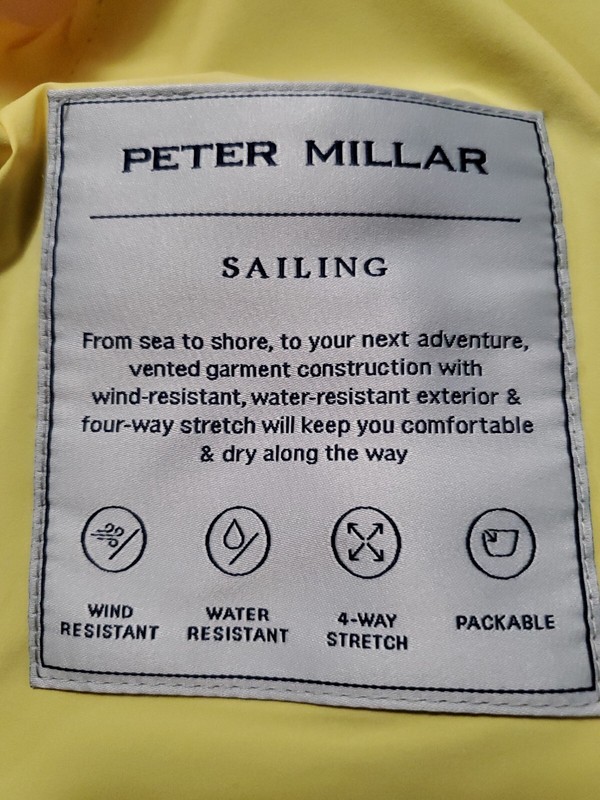 NEW: Peter Millar Crown SAILING Retro Colorblocked Lightweight Vest SZ Large gallery