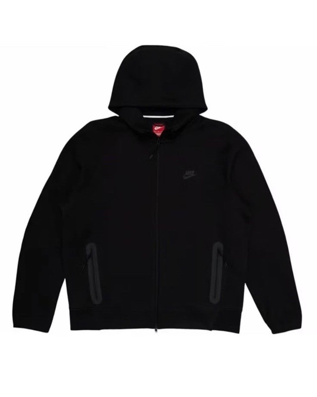 Nike Sportswear Tech Fleece Full-Zip Hoodie Black FB7921-010 Size XXL