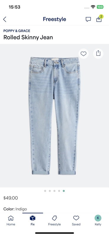 Poppy & Grace-Rolled Skinny Jean