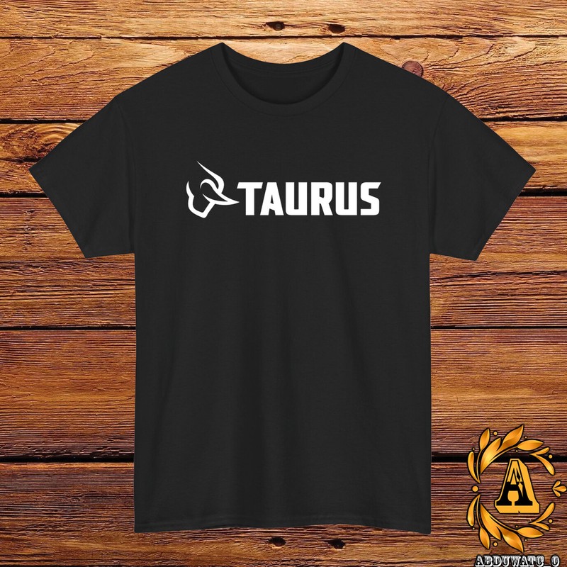 New Taurus Firearms Logo T-Shirt Black/Grey/White/Navy/Red/Light Blue